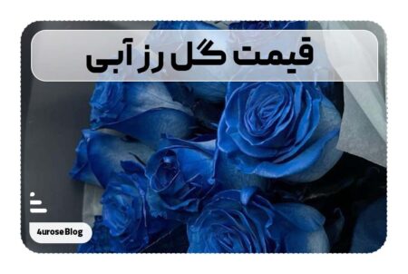 قیمت گل رز آبی